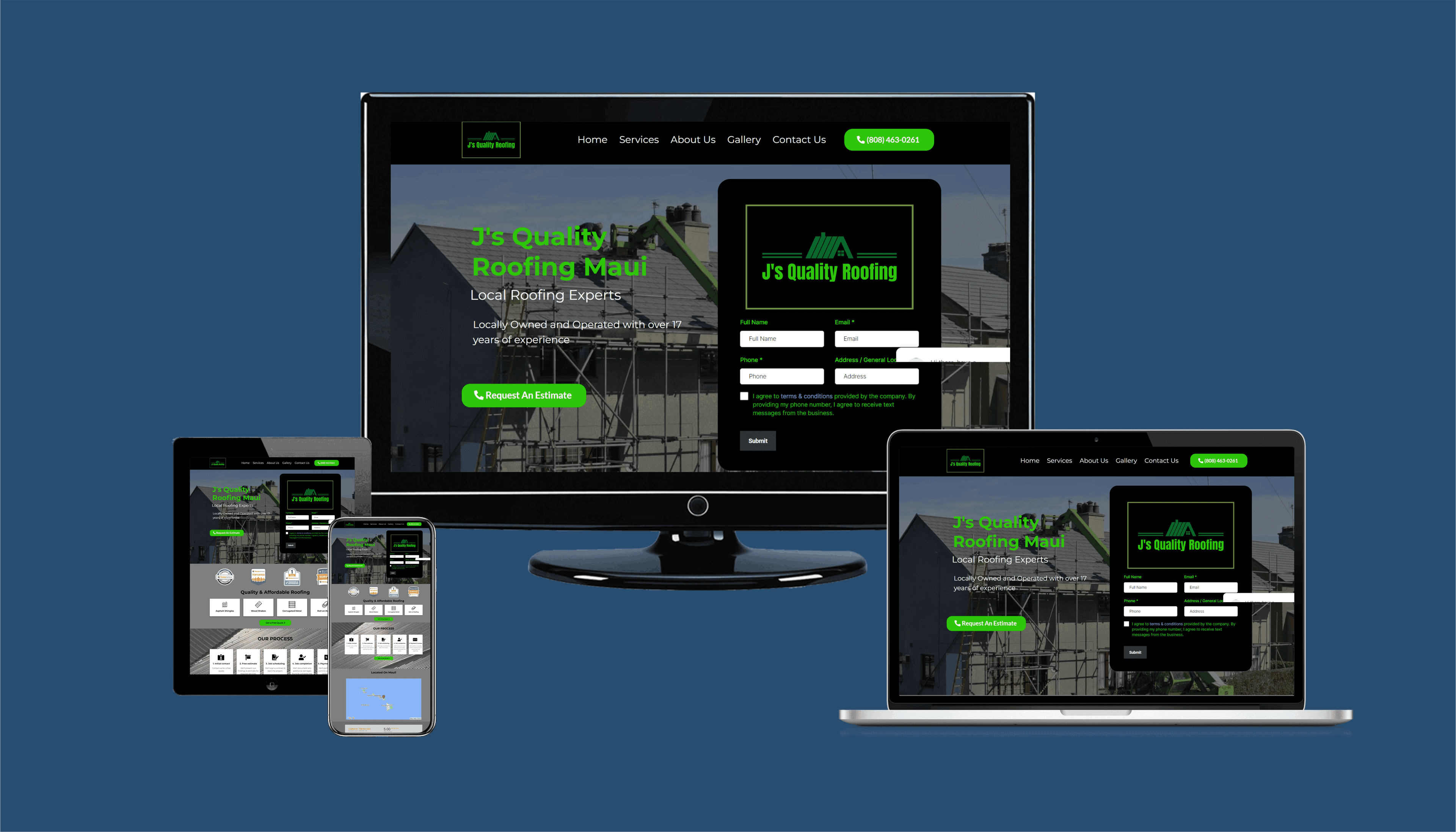 Client website example 3